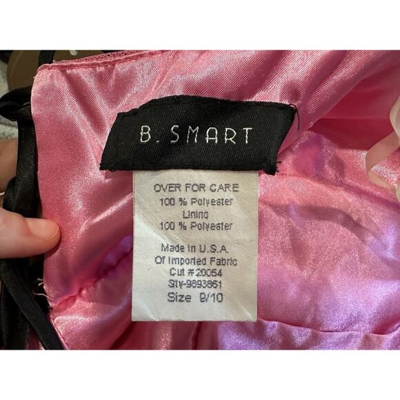 B. Smart Y2K Pink Back Lace Up Short Dress Juniors 9/10 - Picture 6 of 7